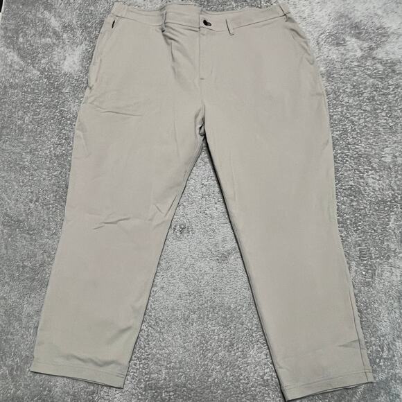 Public Rec Dealmaker Pants Mens 44 x28 Light Gray  Straight Fit Stretch Chino - Picture 1 of 11